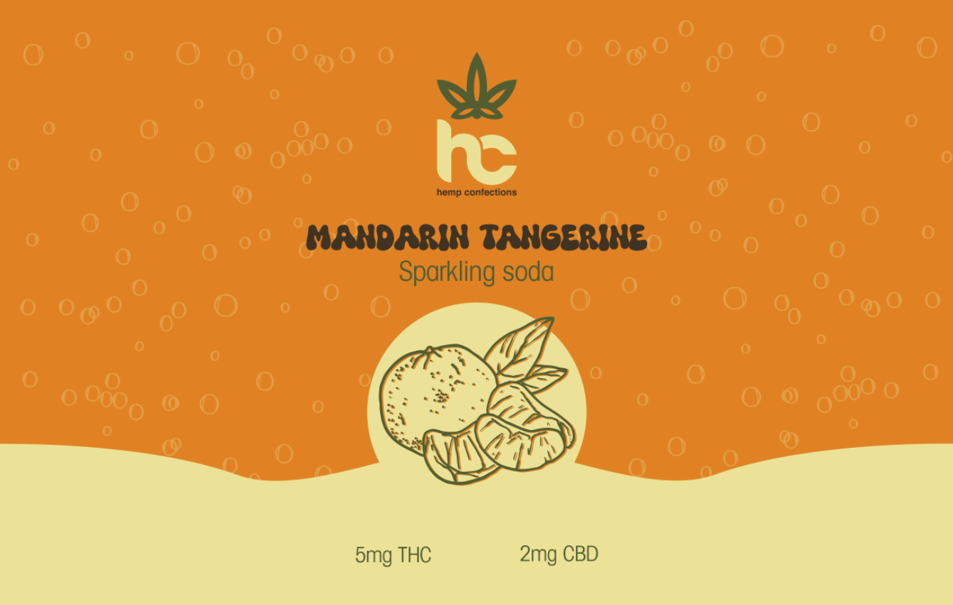 Infused Sparkling Tangerine Naturally Sweeteend Seltzer